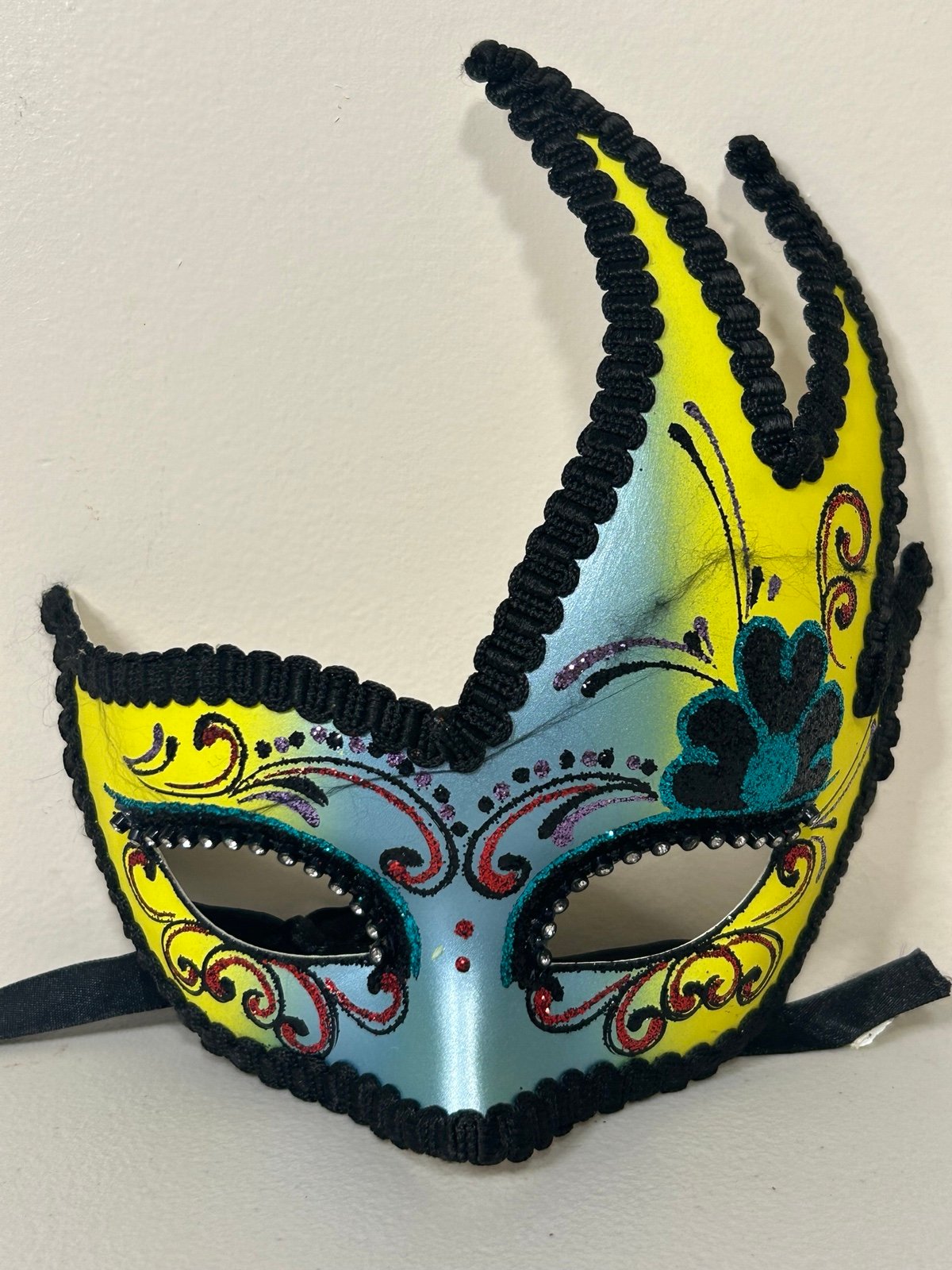 Hand Painted Venetian Masquerade Mask - Real Venetian Carnival Mask