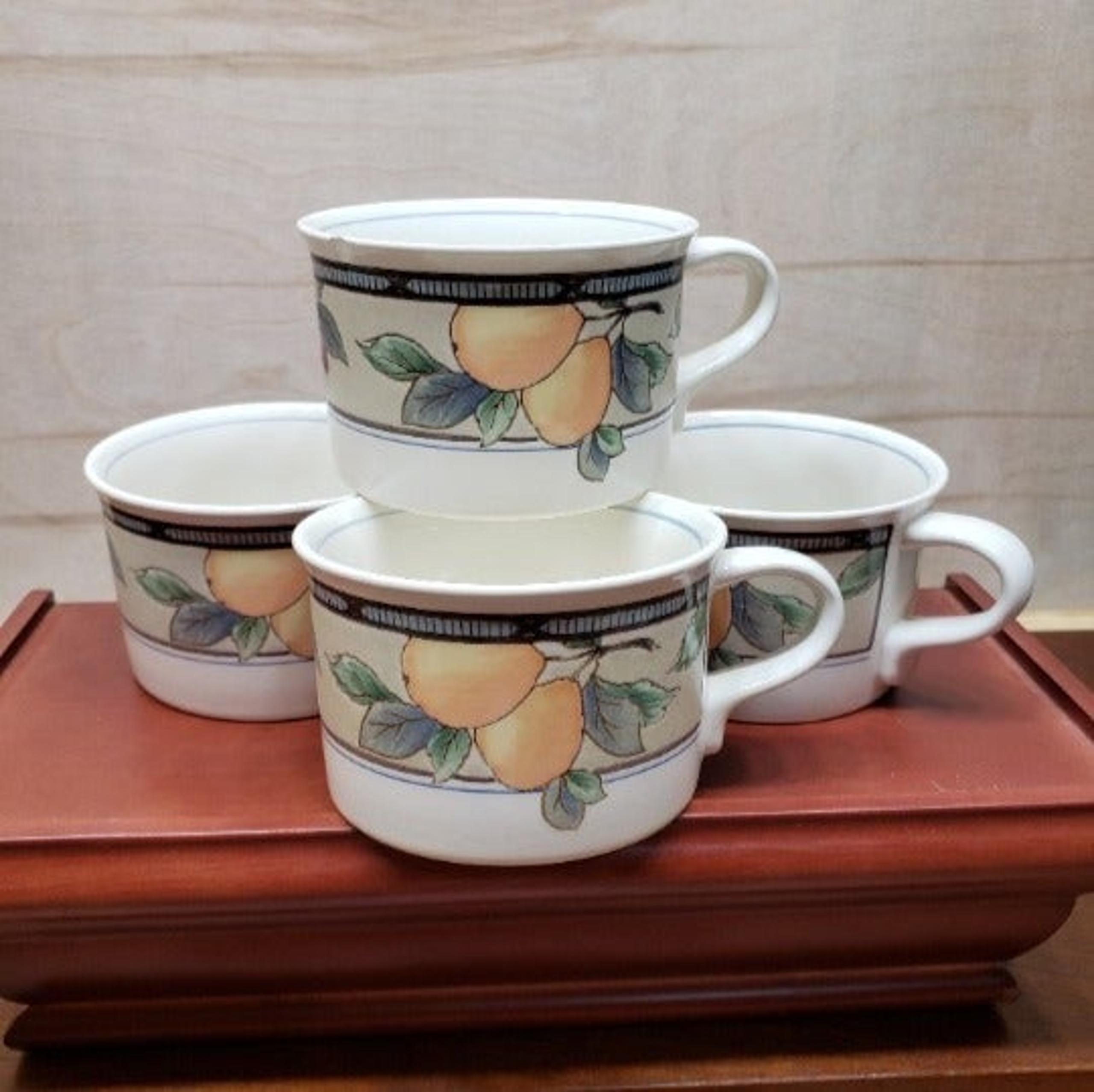Mikasa Intaglio Harvest Tea Coffee Cups