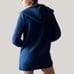 Marine Layer Wren Hooded Coat Laser Cut Navy Charcoal Oversized Fit Cozy Sweater
