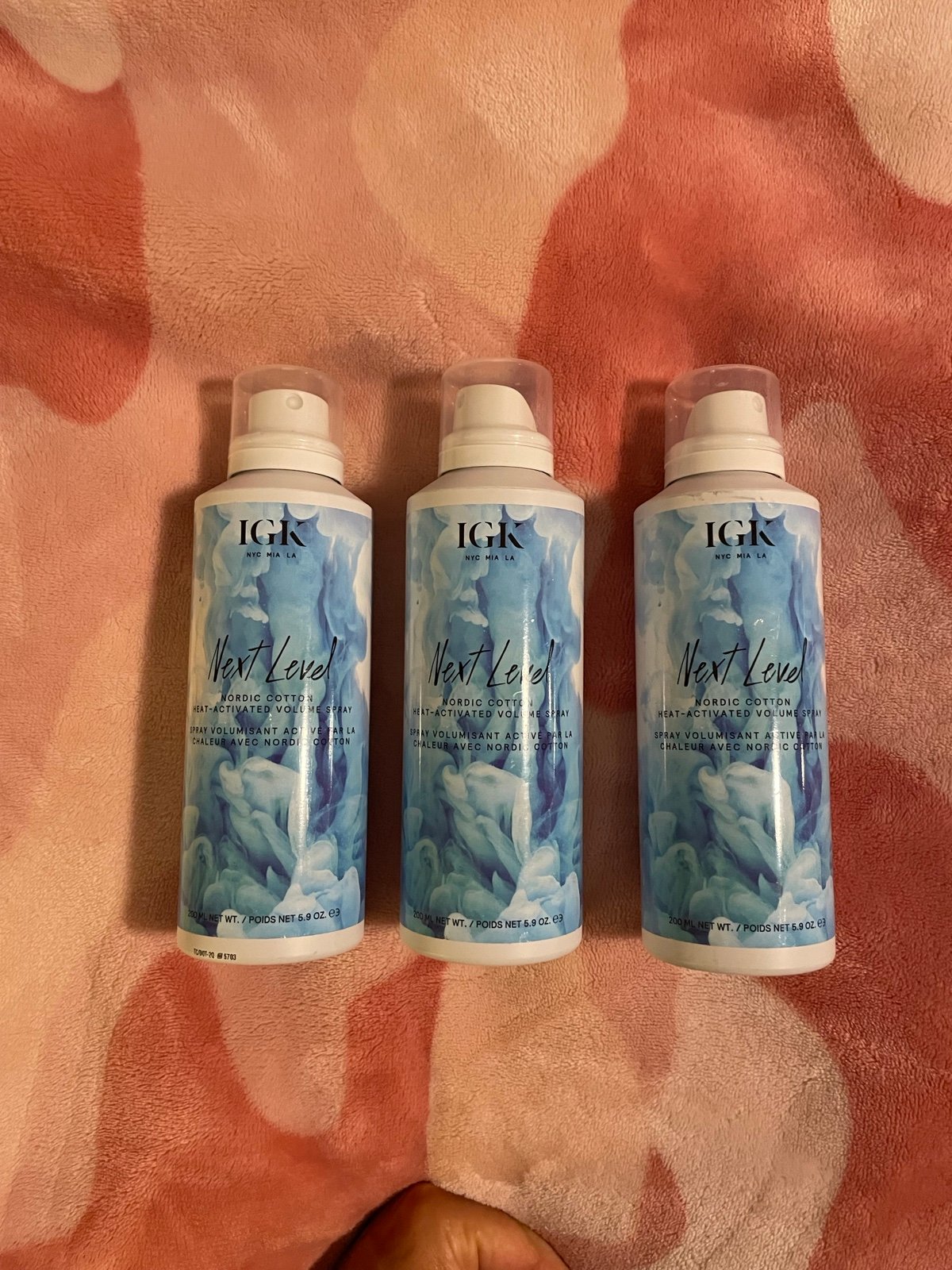 New IGK NEXT LEVEL Volume Spray Bundle of 3