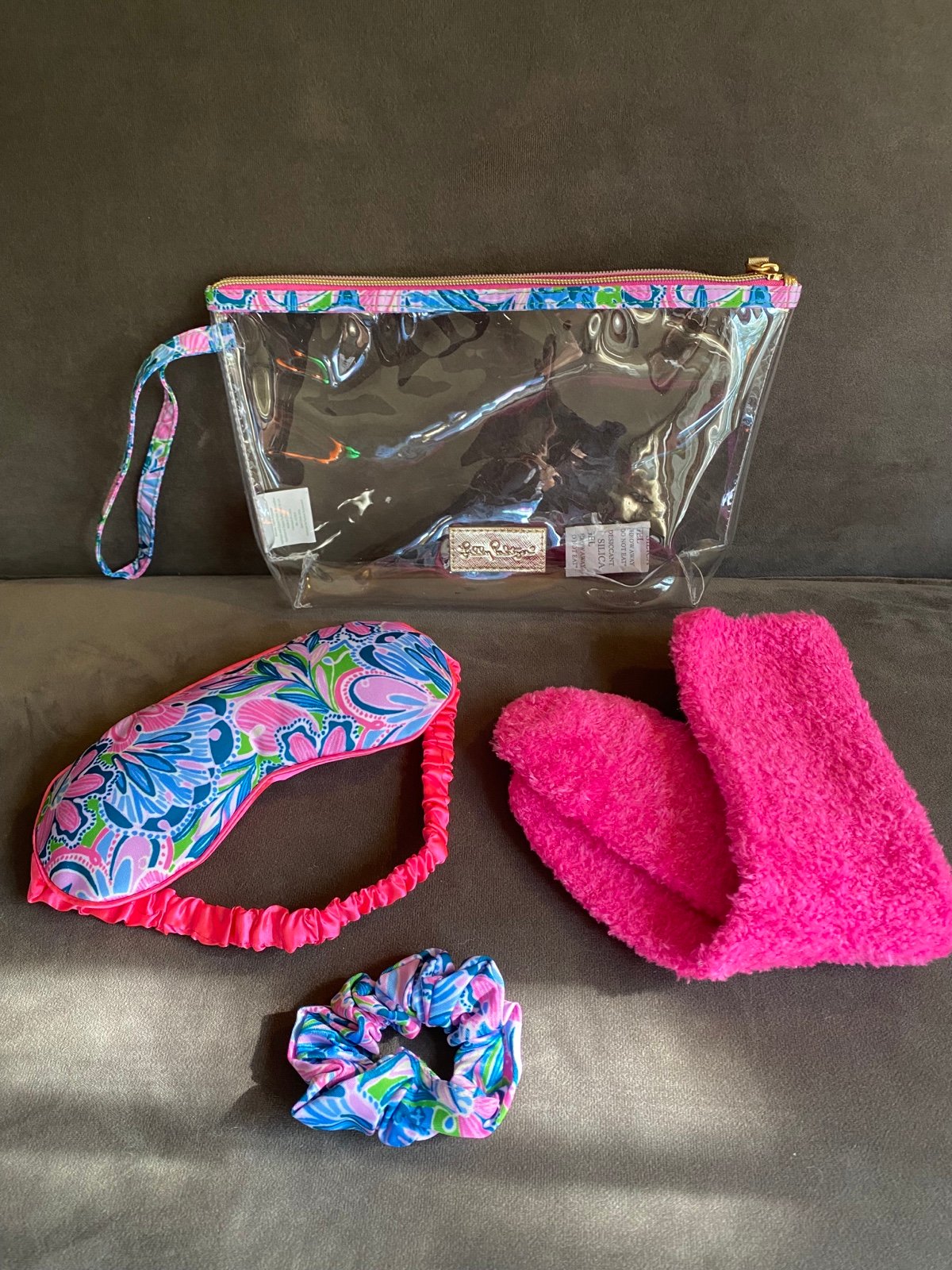 NWT Lilly Pulitzer GWP 4 piece Wellness Kit in Gecko Green