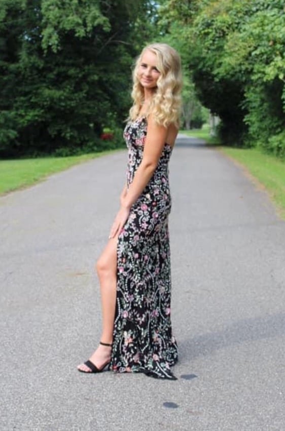 prom dress size 0