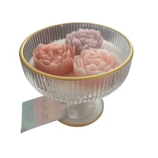 Rachel Zoe Glass Pedestal Magical Garden Scented Candle