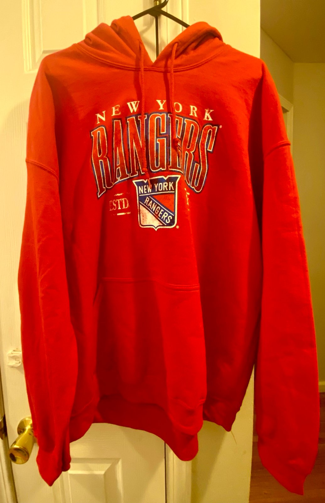 FANATICS - New York Rangers Mens Pullover Hoodie - Brand NEW with Tags !!!