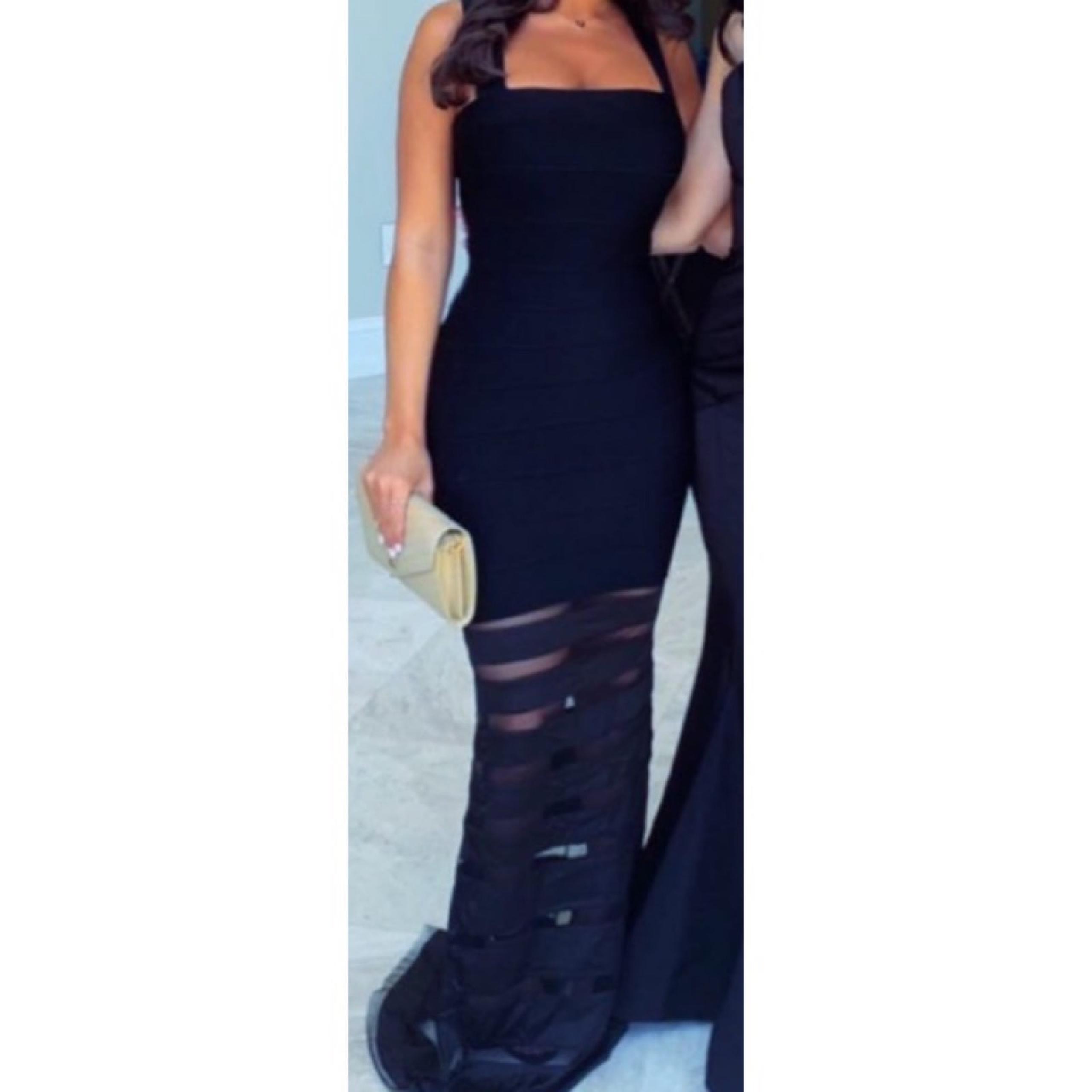 Herve Leger Black Formal Dress