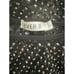 Size Small SEXY BLACK MESH SHEER EMBELLISHED GOLD STUD TOP Dressy Evening Club