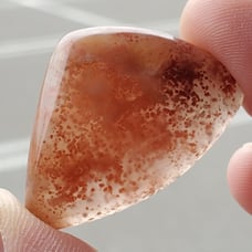Strawberry Quartz Cabochon, Brazil