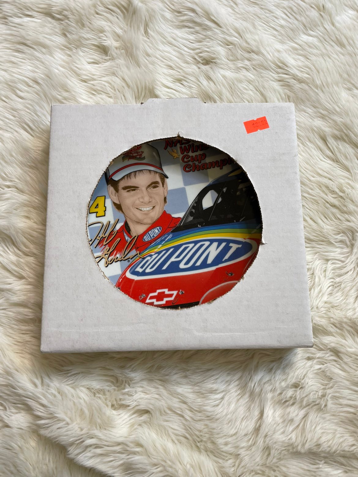Jeff Gordon #24 8.5 Collectable Plate 1995 Winston Cup Champion