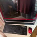 NEC Desktop PC Red with Mouse and Keyboard