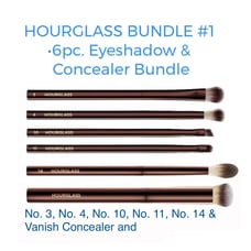 Hourglass 6pc. Eyeshadow Brushes Bundle ~NEW~
