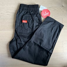 Cookman Harvest Pants Black Chefs Pants Large