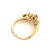 Vintage Blue Marquise Gold Ring 6.25