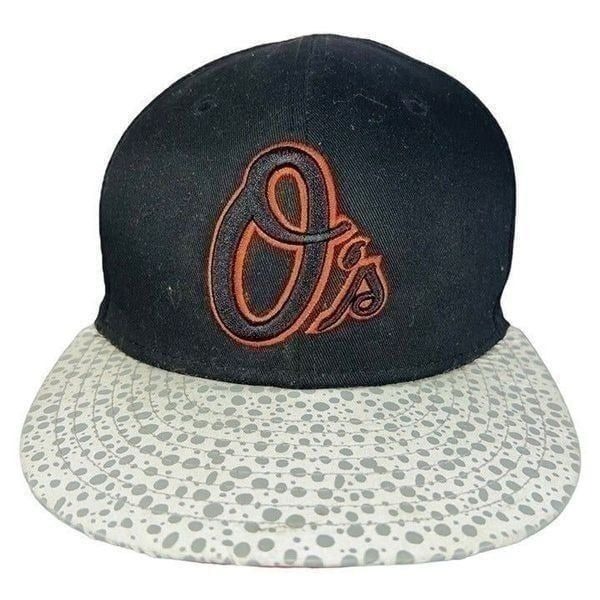 New Era Baltimore Orioles MLB Baseball Reflective Brim Snapback Hat Adjustable