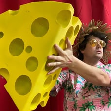 Giant Cheese Prop - Perfect for Movies, Selfies, Parties, Photo Ops