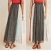 Anthropologie Margot Pleated Maxi Skirt