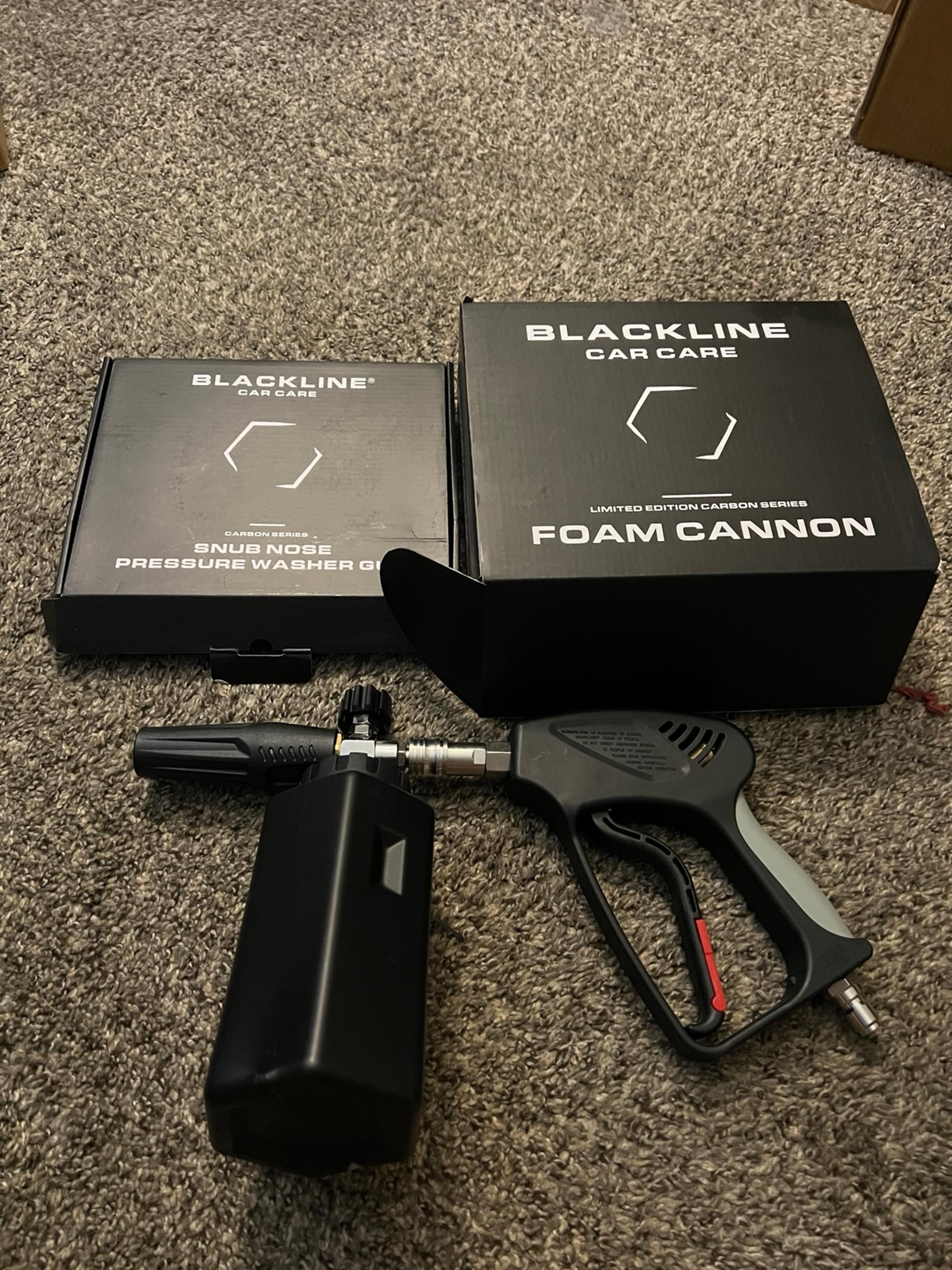 Blackline foam cannon and stubby gun