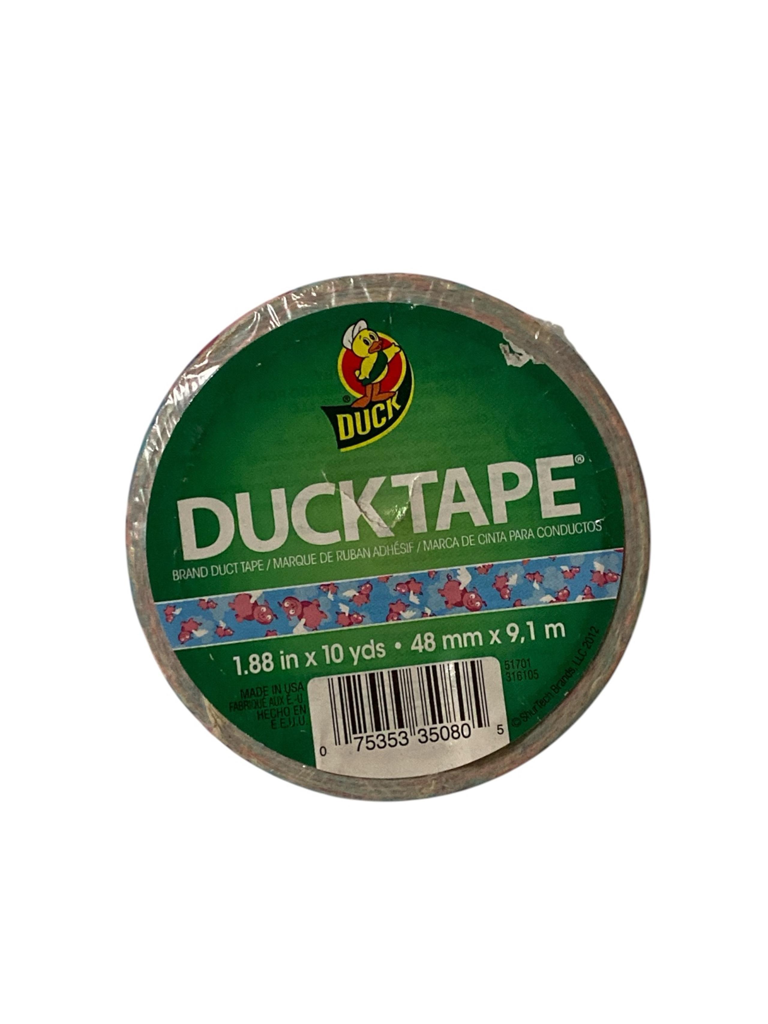 Duck Tape Flying Pigs 1.88 inches X 10 yards Printed Duct Tape Decorative New