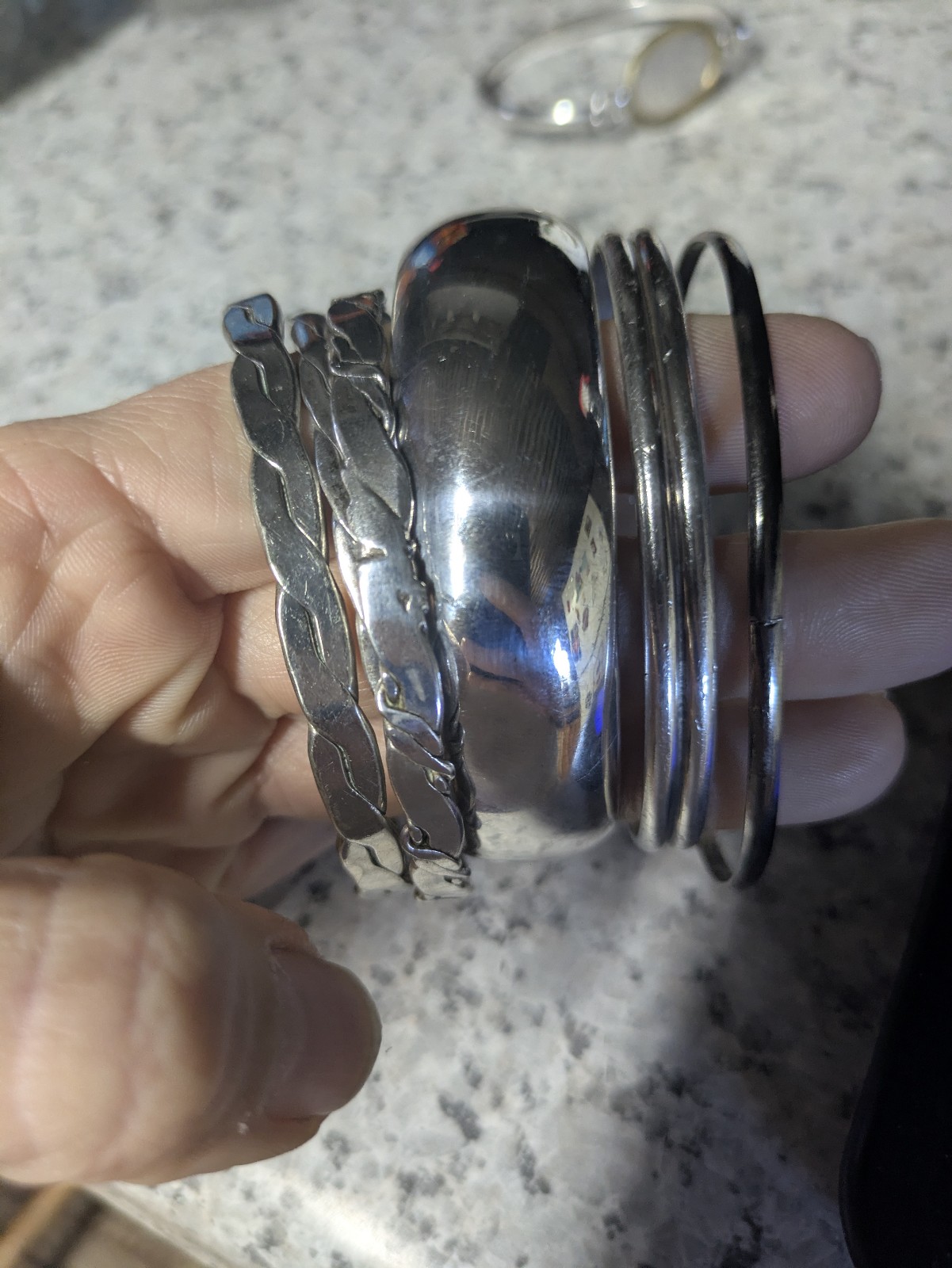Lot of Sterling Silver Bracelets