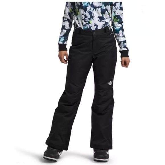 The North Face Girls Freedom Insulated Snow Pants Black Size 7/8