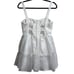 Show Me Your Mumu Sparkle Embellished Tiered Mini Dress In White SIZE S