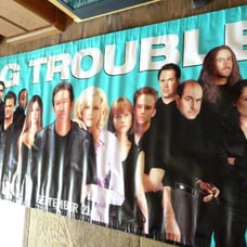 BIG TROUBLE - MOVIE BANNER WITH TIM ALLEN, RENE RUSSO &JOHNNY KNOXVILLE