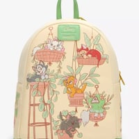 Loungefly Disney Cats & Plants Mini Backpack NWT