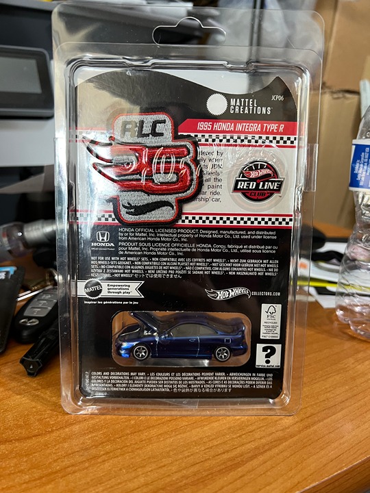 Hot Wheels RLC 1995 Honda Integra Type R 2025 Club Car Exclusive Mattel