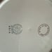 6 Piece Taylor Smith Taylor USA China #22KT Gold Layered Colonial Couple Saucer