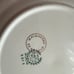 6 Piece Taylor Smith Taylor USA China #22KT Gold Layered Colonial Couple Saucer