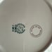 6 Piece Taylor Smith Taylor USA China #22KT Gold Layered Colonial Couple Saucer
