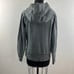 LULULEMON Scuba Gray Hoodie Logo Embroidered Pockets Full Zip Thumb Hole Size 12