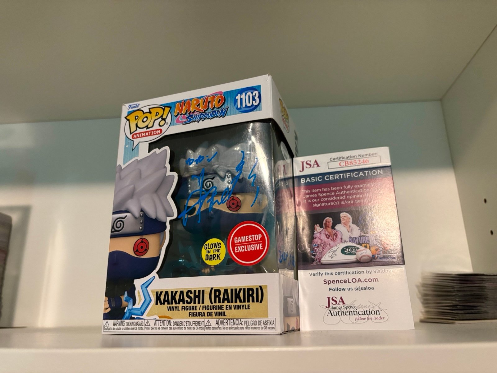 Naruto Signed Kakashi Funko Pop