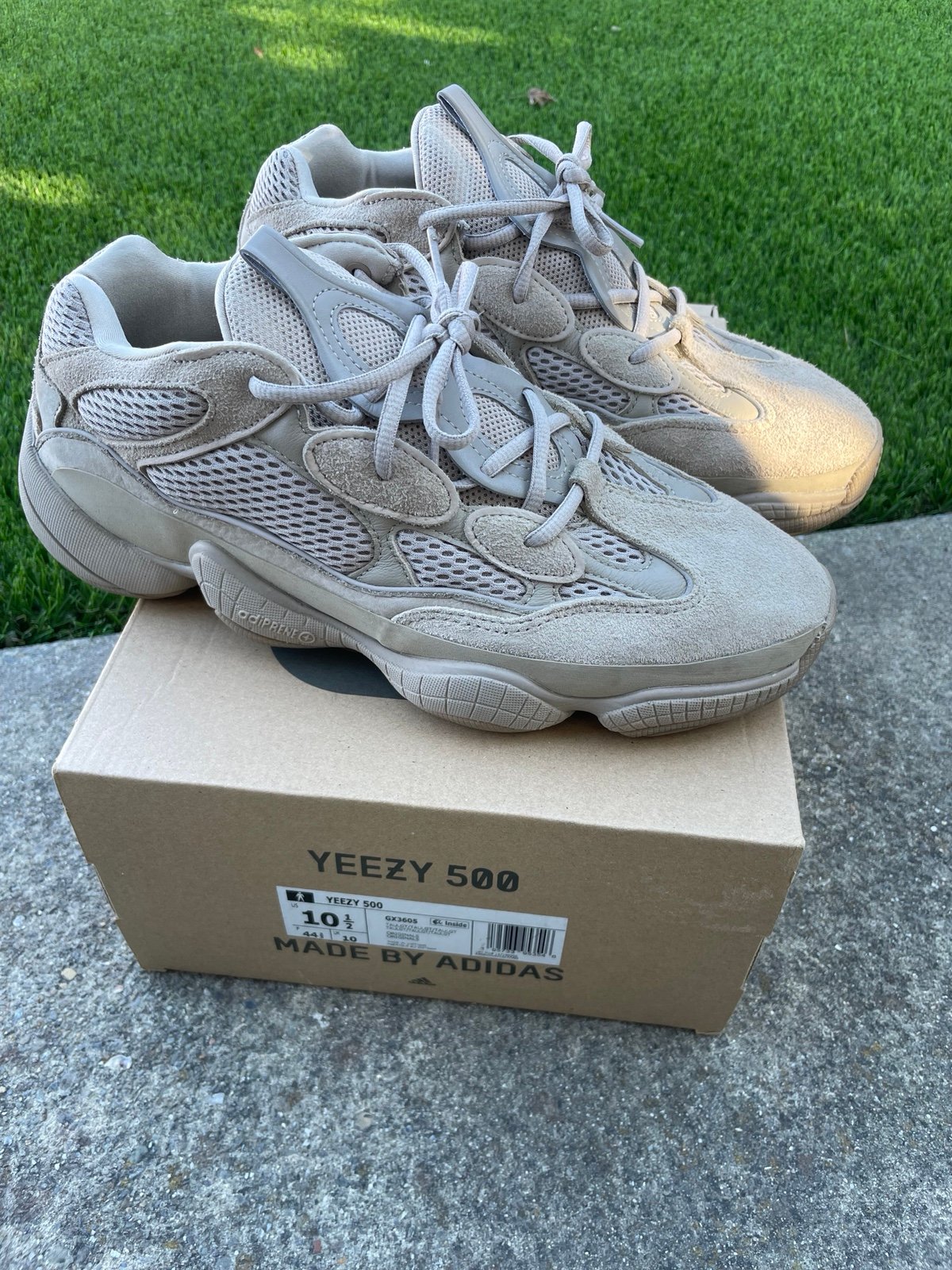 Adidas Yeezy 500 Taupe Light Size 10.5