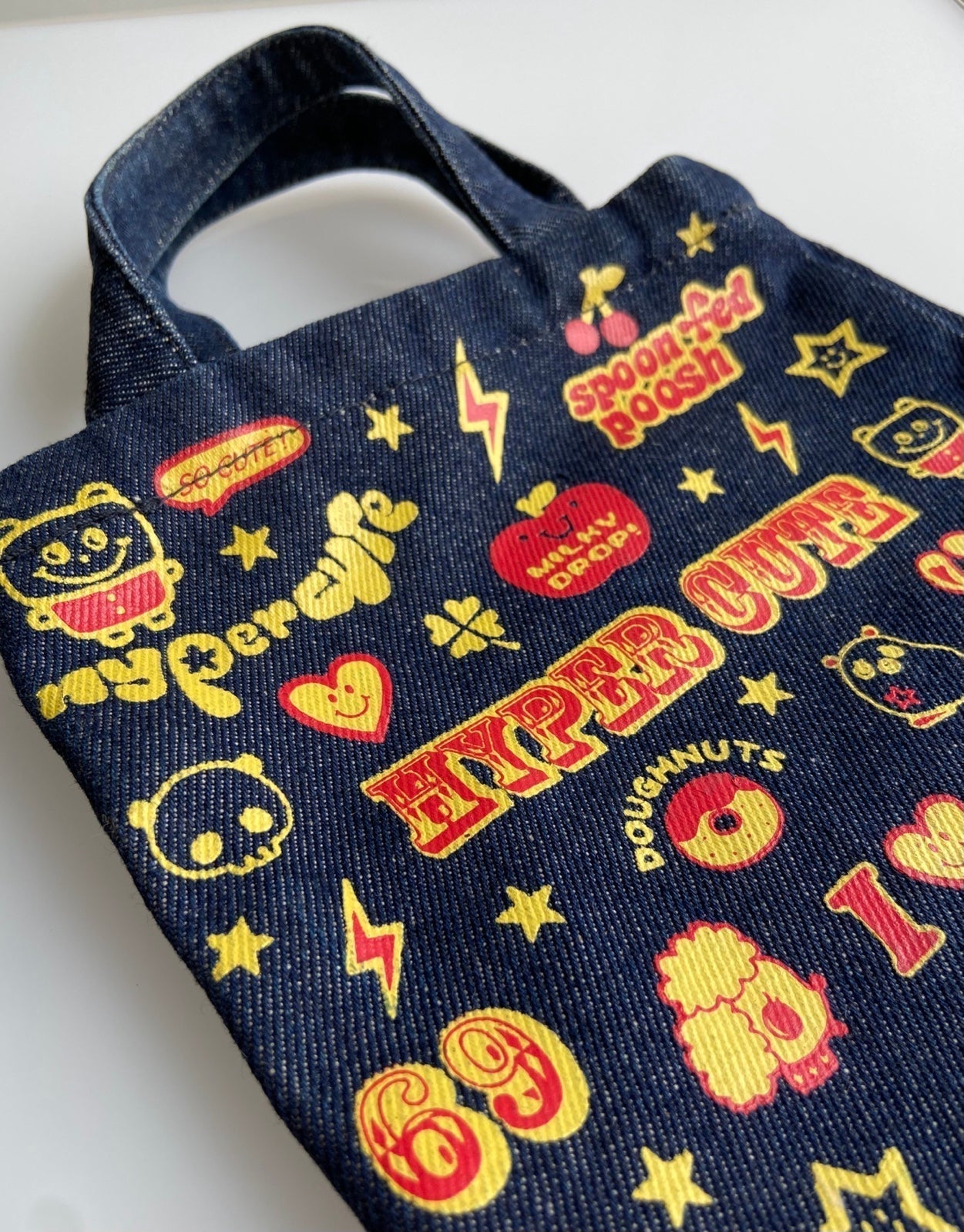 Vintage ‘Hyper Cute’ Mini Denim Handbag (San-X, Japan 2005) *RARE!*