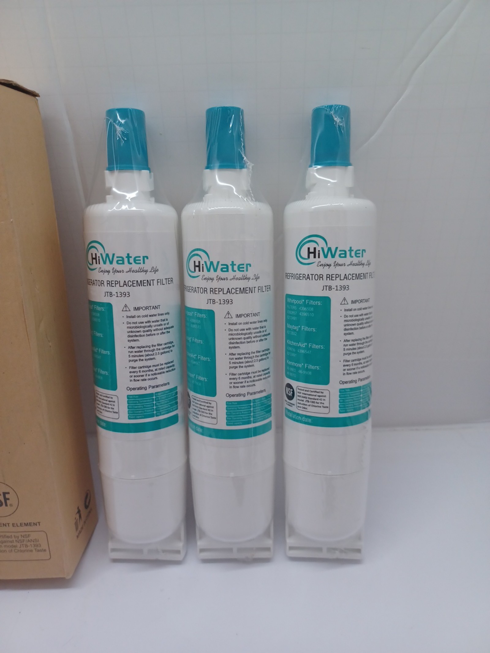 HiWater Water Filter 4396508 4396510 Pack Of 3