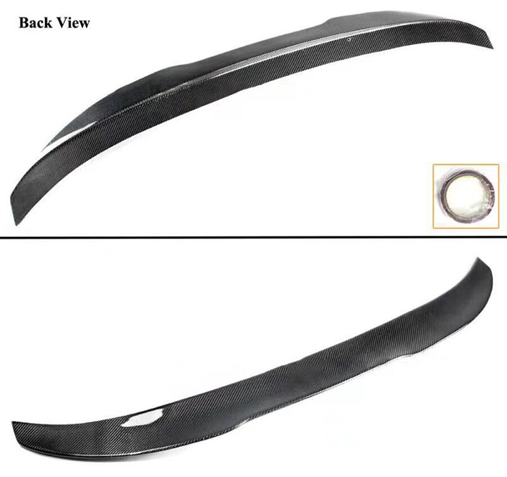 NEW 2007-2012 BMW E92 M3 335i 328i 2DR PSM STYLE REAL CARBON FIBER TRUNK SPOILER