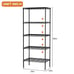 5 Tier Metal Shelves 24x14x 60 Adjustable Heavy Duty Wire Shelving Unit Storage