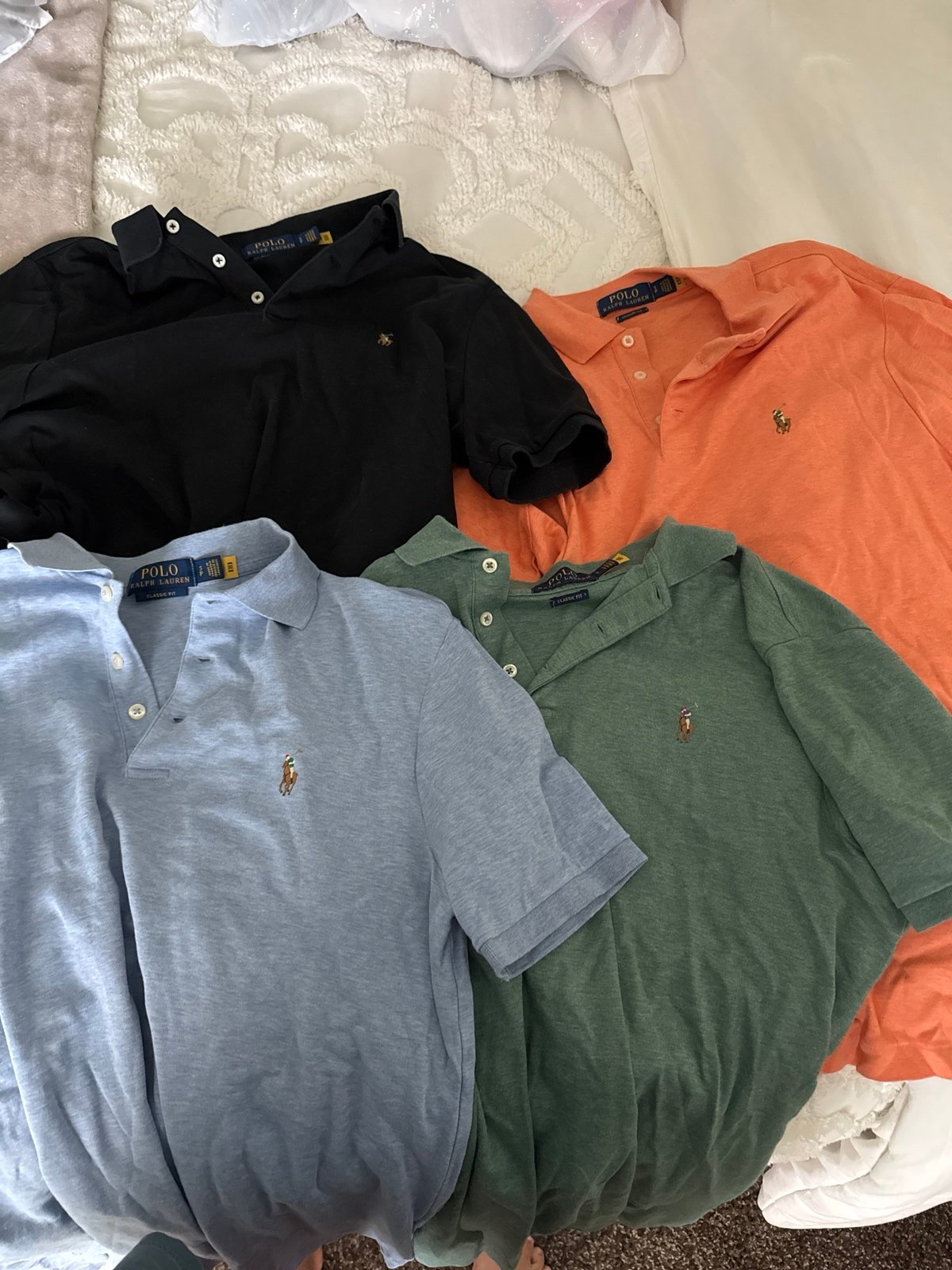 Four polo shirt bundle