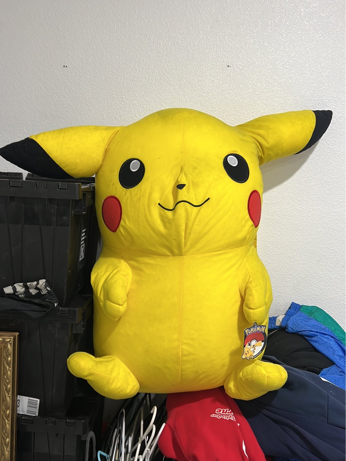 Pikachu Plush Toy Factory 28 H (36” Counting Ears) Giant Ex-Large Huge Pokémon