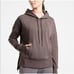 Athleta Sweatshirt Womens S Relaxed Fit Mission Hoodie Pullover Shale Brown NWOT