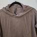 Athleta Sweatshirt Womens S Relaxed Fit Mission Hoodie Pullover Shale Brown NWOT