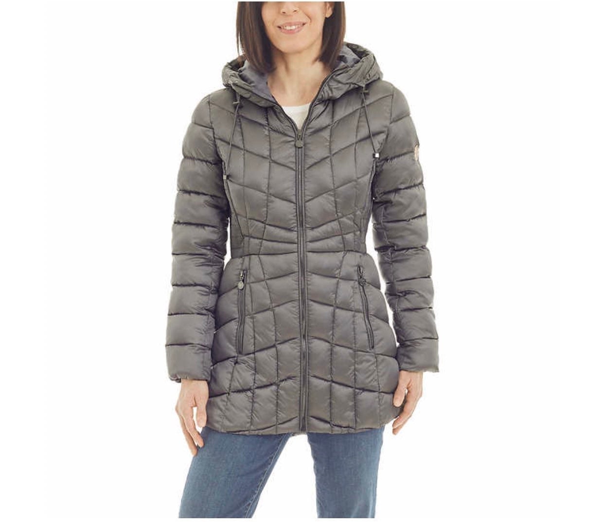 Bernardo Womens Velvet Puffer Jacket 7927G570 Bernardo Womens Velvet Puffer Jacket 7927G570
