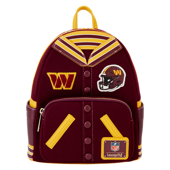 Loungefly!!!NFL Washington Commanders Varsity Mini Backpack