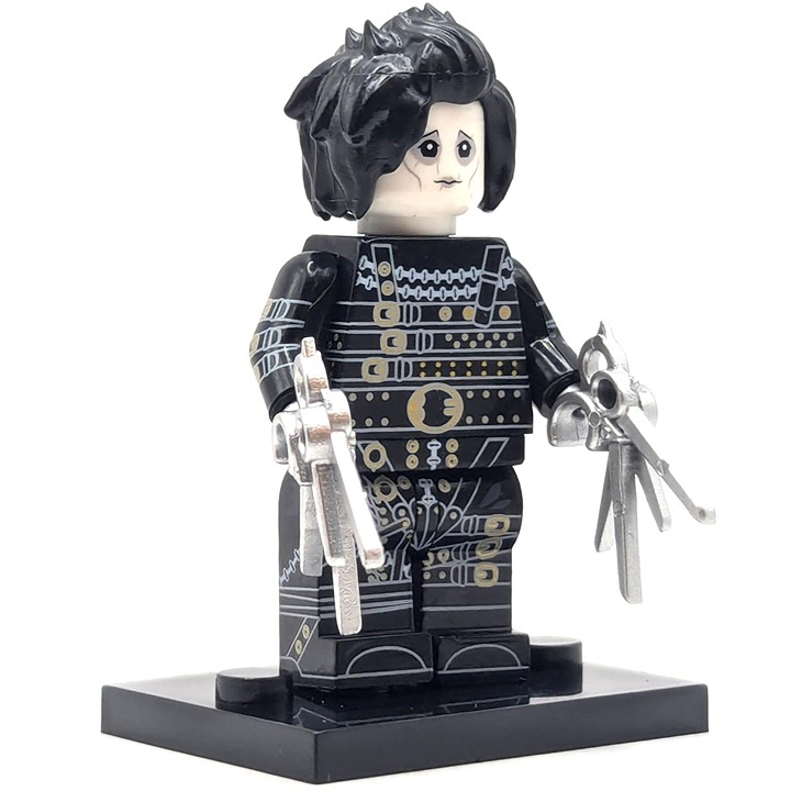 Edward Scissorhands Custom Minifigure Horror Fantasy Romance 90s Johnny Depp