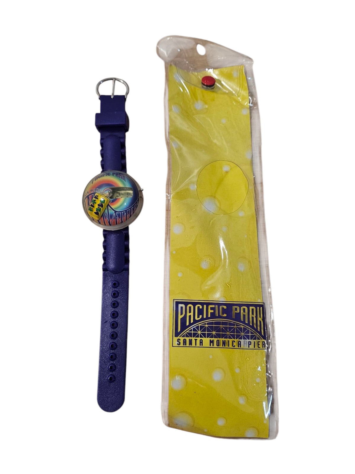 Vintage Rare Santa Monica Pier Pacific Park Souvenir Bubble Watch