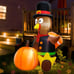 4 Foot Turkey Inflatable Thanksgiving Decorations Outdoor Blow Up Turkey