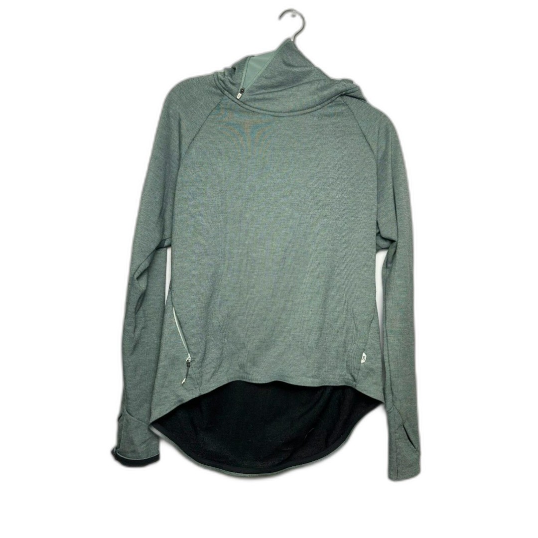 On Running On Cloud Running Hoodie Sweatshirt Pullover Funnel Neck Green Size S