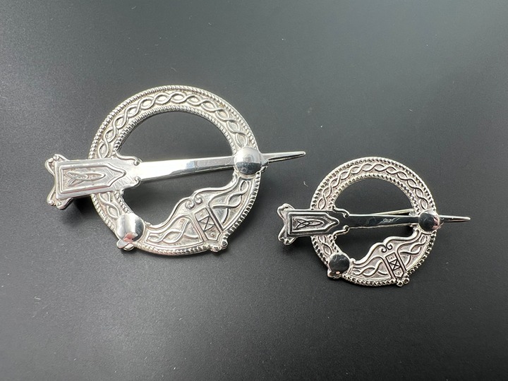 IRELAND STERLING SILVER 925 IRISH CELTIC BROOCH PIN LOT