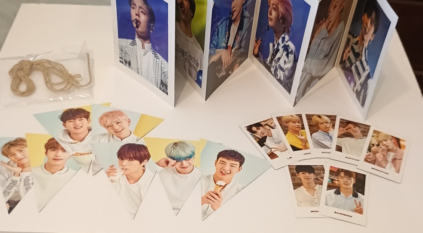 Monsta X Fan club inclusions (3 sets total)