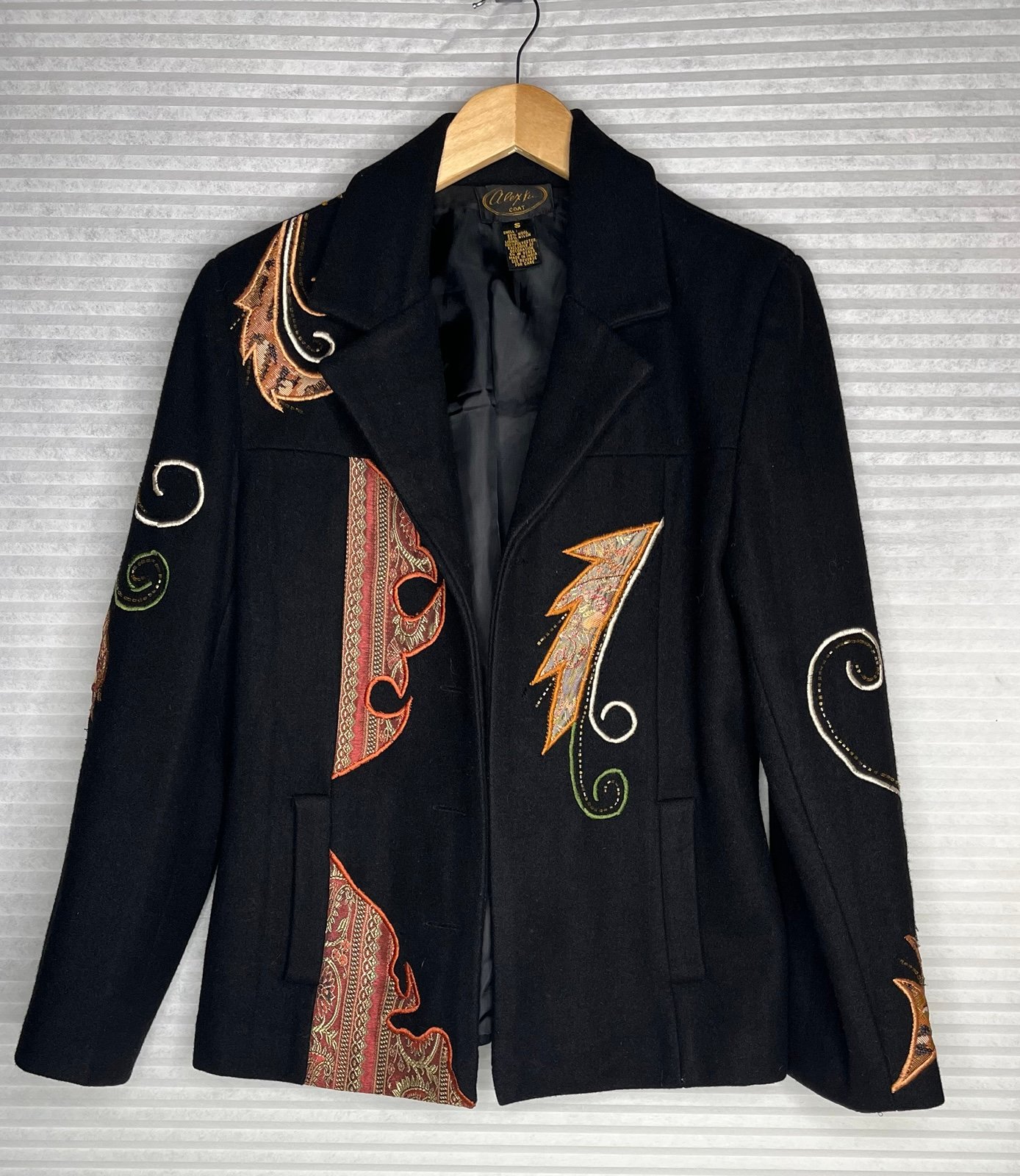 KIMHEKIM■Wool Logo Embroidered String Tailoring Jacket_BK PF25